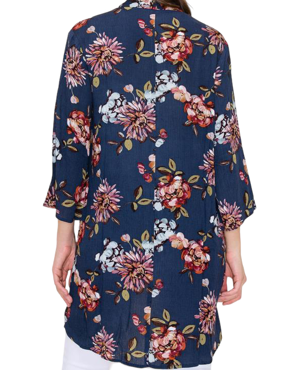 Top Floral Kimono